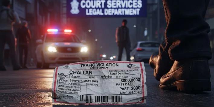 What happens if challan is not paid